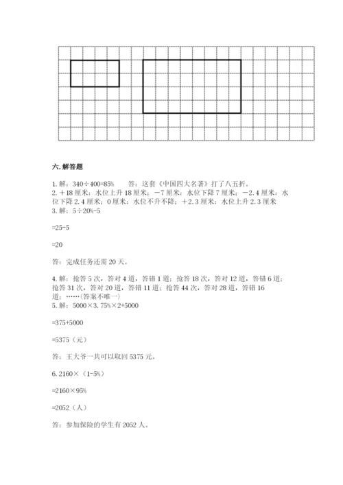 北京版六年级下册数学期末测试卷及参考答案（黄金题型）.docx