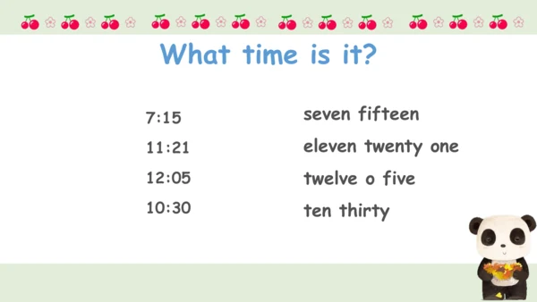 Unit 1 My day 单元复习 课件(共44张PPT)