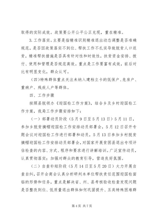 脱贫摘帽迎国检实施方案.docx