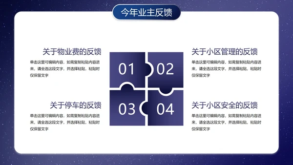 实景城市物业地产年终工作总结PPT模板
