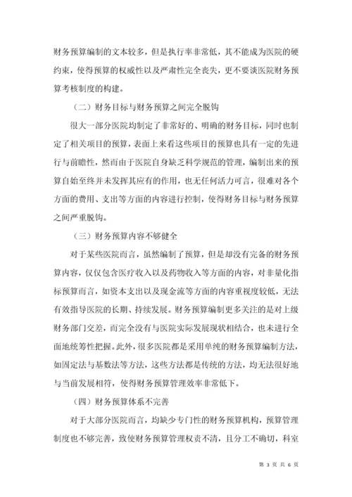 医院财务预算管理要点.docx