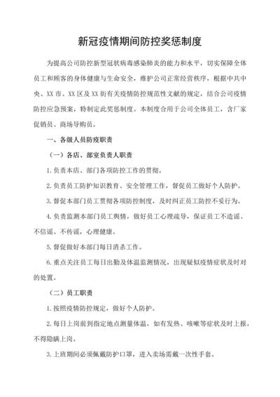 商场超市新冠疫情期间防控奖惩制度.docx