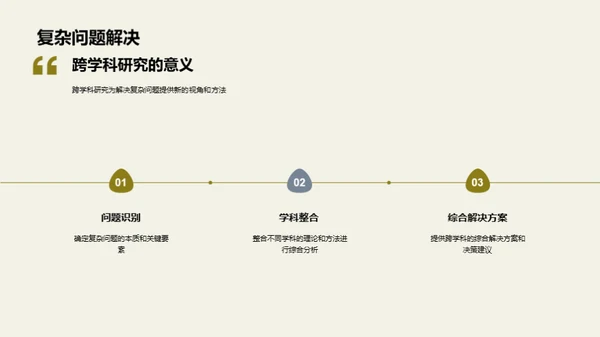 融合视野的跨学科研究