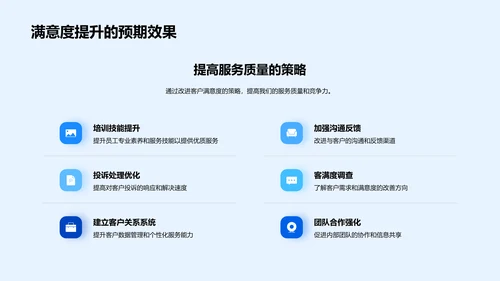 客户服务年中报告PPT模板