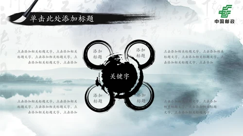 中国邮政储蓄银行邮储邮局动态PPT模板