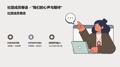 社团魅力，个人成长