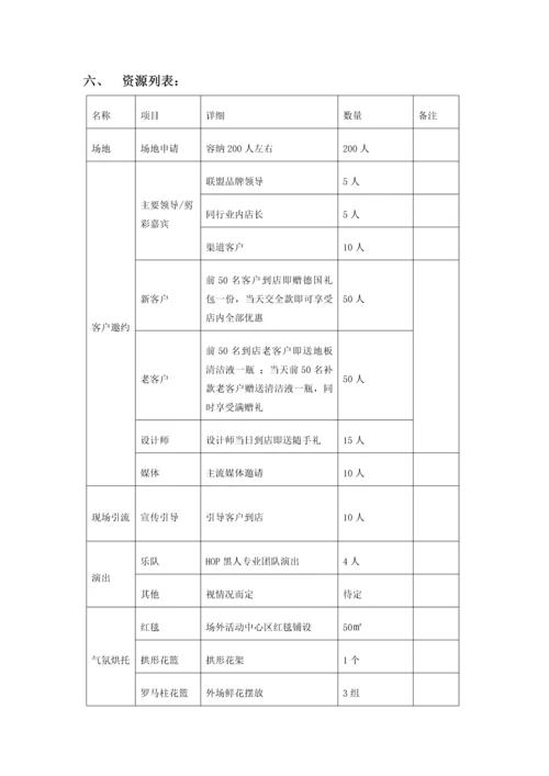 某进口品牌旗舰店开业策划案.docx