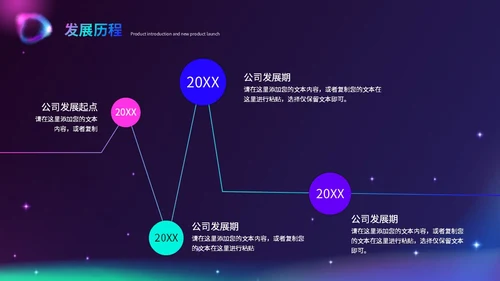 时尚酷炫科技感北极光产品发布会新品发布会品牌发布会ppt模板