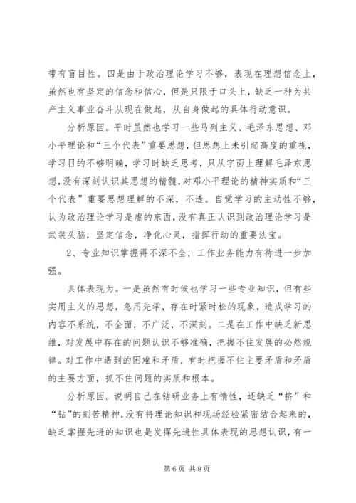 关于20XX年任前廉政对照检查材料范文.docx
