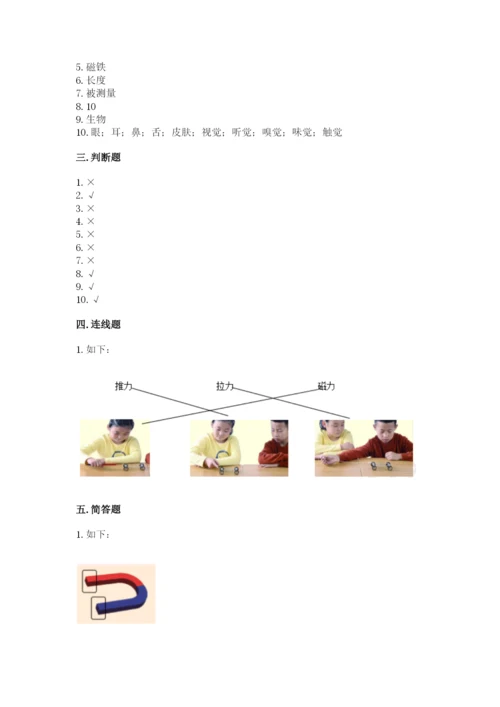 教科版二年级下册科学期末测试卷含完整答案【典优】.docx