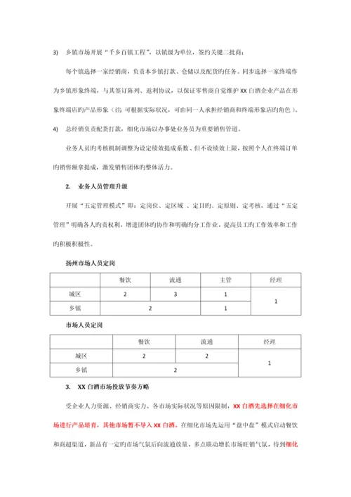 白酒新产品上市方案.docx