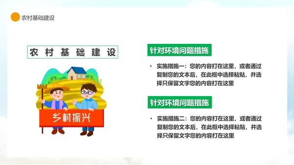 农业现代，农村现代化PPT模板