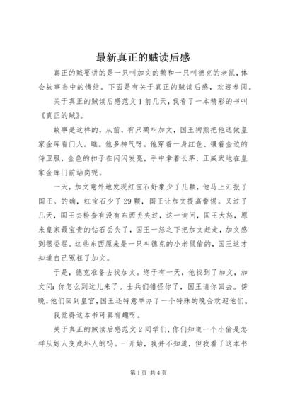 最新真正的贼读后感.docx