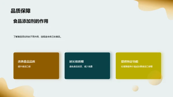 食品安全：了解食品添加剂