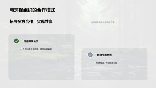 守护绿色：林业可持续方案