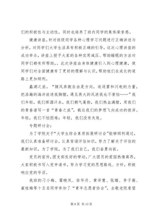 五四红旗团支部申请评选材料.docx