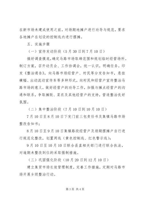 马路市场整治方案 (2).docx