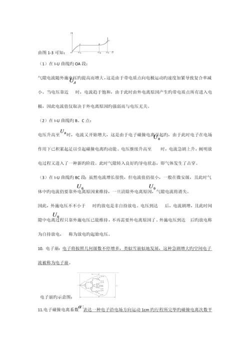 高电压技术复习要点.docx