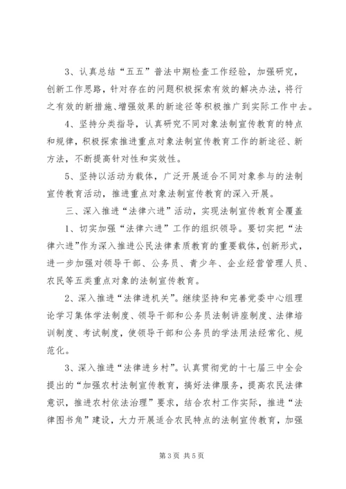 某镇普法依法治理年度工作计划.docx