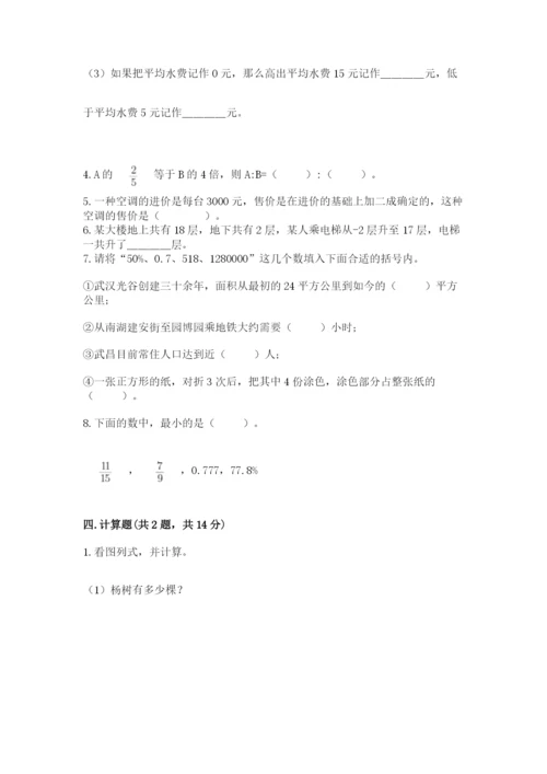 石家庄市灵寿县六年级下册数学期末测试卷及完整答案一套.docx