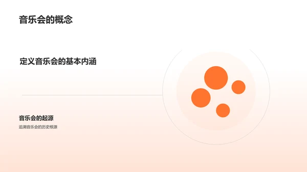 橙色渐变音乐会PPT模板