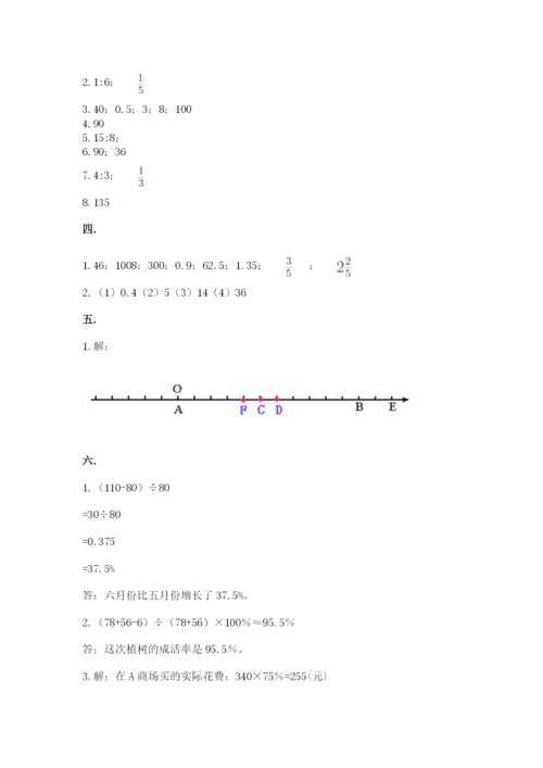 最新版贵州省贵阳市小升初数学试卷【考试直接用】.docx