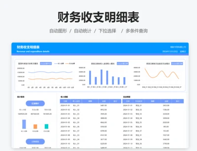 财务收支明细表