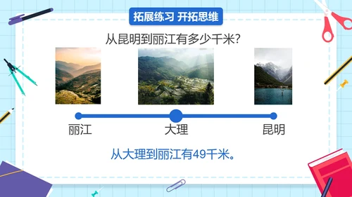 人教版三年级数学万以内的加法和减法一课件PPT模板