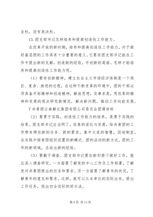 关于共青团中学支部委员会书记职务任命的请示.docx