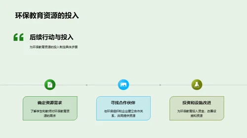 环保教育体系革新