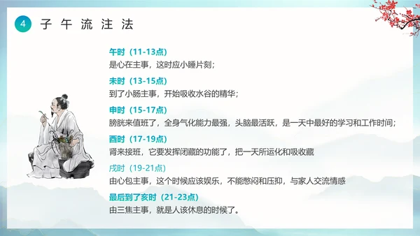 绿色水墨风中医健康宣教PPT模板
