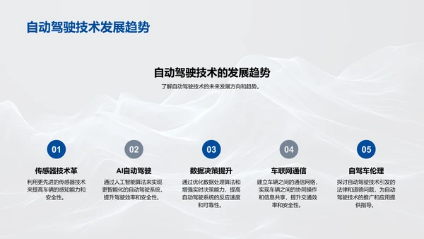 汽车技术研发述职PPT模板