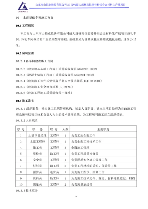 厂房土建工程和厂房钢结构工程施工组织设计.docx