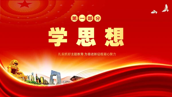 学思想强党性重实践建新功主题教育PPT课件党课党建党政