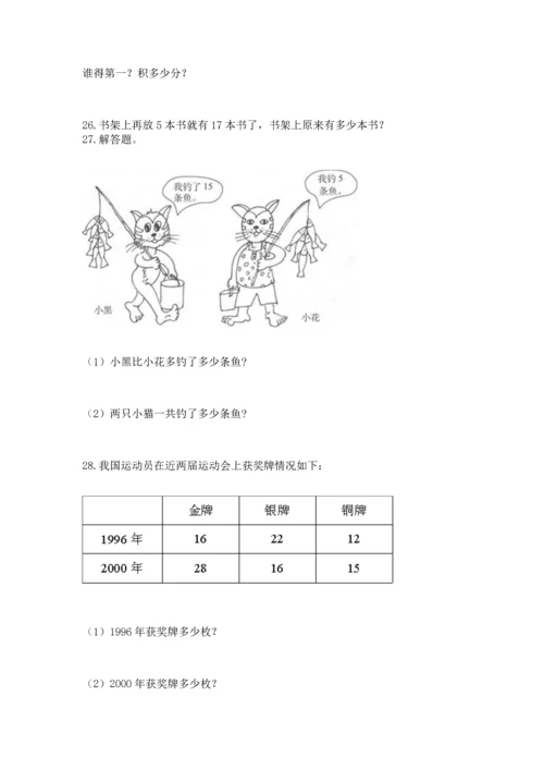 二年级上册数学应用题100道附答案（夺分金卷）.docx