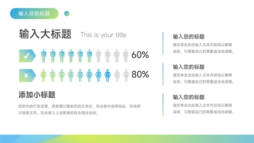 绿色渐变实用创业融资计划书PPT模板