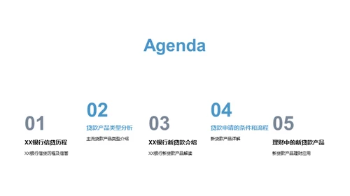 XX银行新贷款产品解读