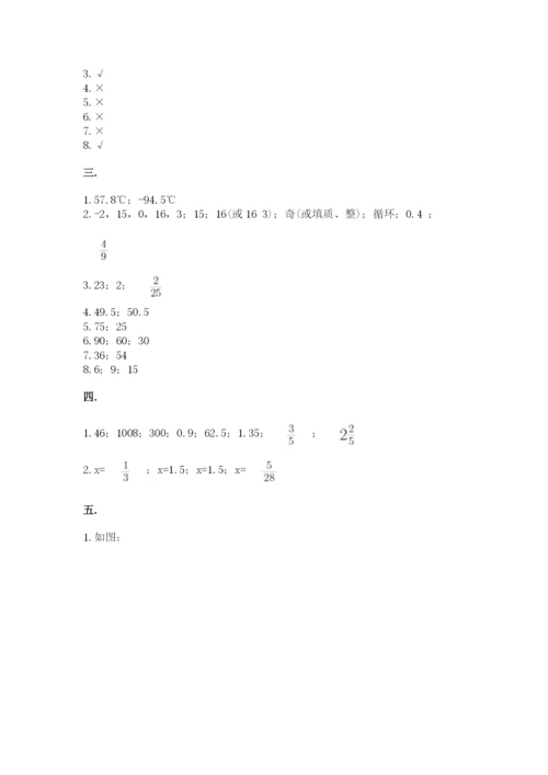 青岛版数学小升初模拟试卷精品【夺分金卷】.docx