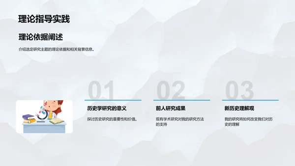 历史学开题答辩PPT模板