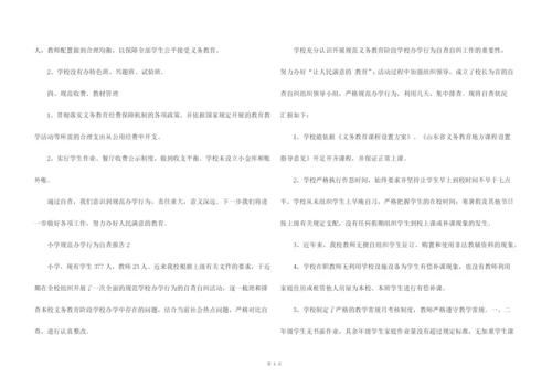 小学规范办学行为自查报告（3篇）.docx