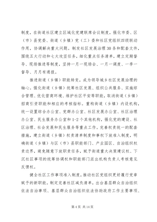 抓党建聚民心工作开展情况五篇.docx