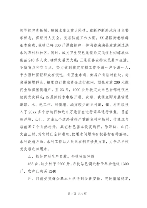 乡镇抗洪抢险情况汇报.docx