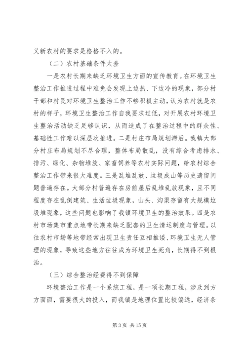 乡镇环境卫生整治工作调研报告.docx