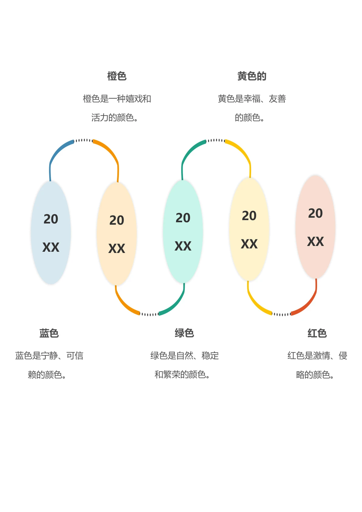 计划时间轴模板