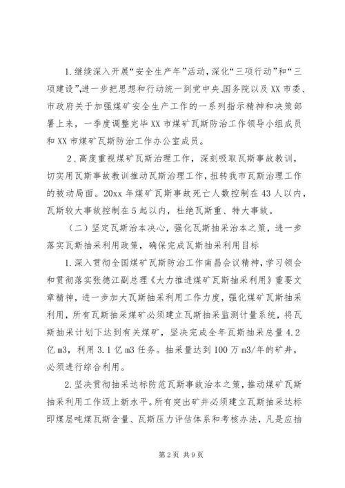 煤矿瓦斯治理工作计划范文.docx