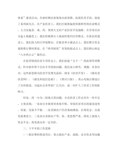 精编之精准扶贫上半年个人工作总结范文.docx