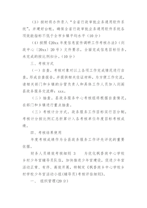 财务人员绩效考核细则.docx