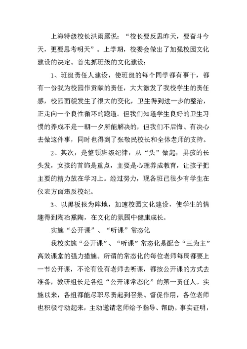 初中副校长的述职报告范文