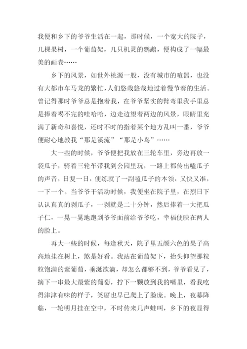 浓浓的乡情作文-1.docx