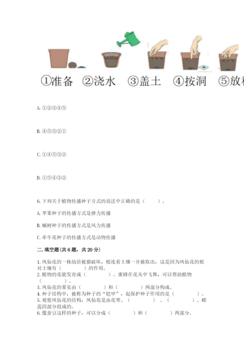 科学四年级下册第一单元《植物的生长变化》测试卷word版.docx